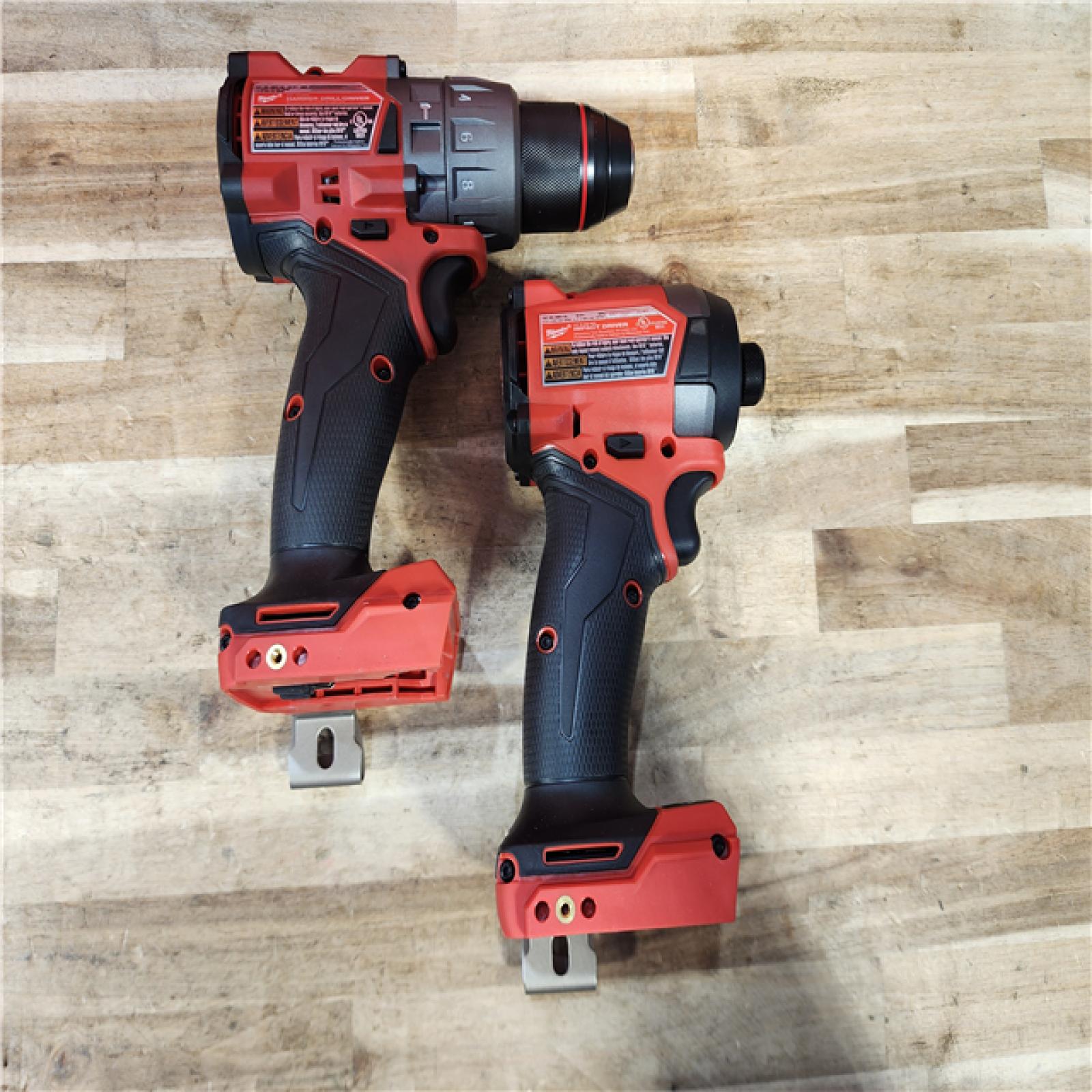 HOUSTON LOCATION - AS-IS (APPEARS LIKE NEW) Milwaukee FUEL 18V Lithium-Ion Brushless Cordless Hammer Drill and Impact Driver Combo Kit