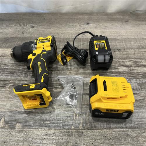 AS-IS DEWALT ATOMIC 20V Lithium-Ion Cordless 1/2 in. Hammer Drill Kit