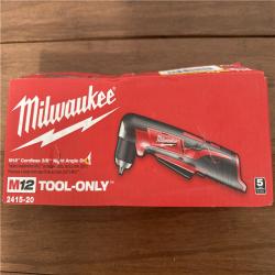 California AS-IS Milwaukee M12 Cordless 3/8 Right Angle Drill (Tool Only)