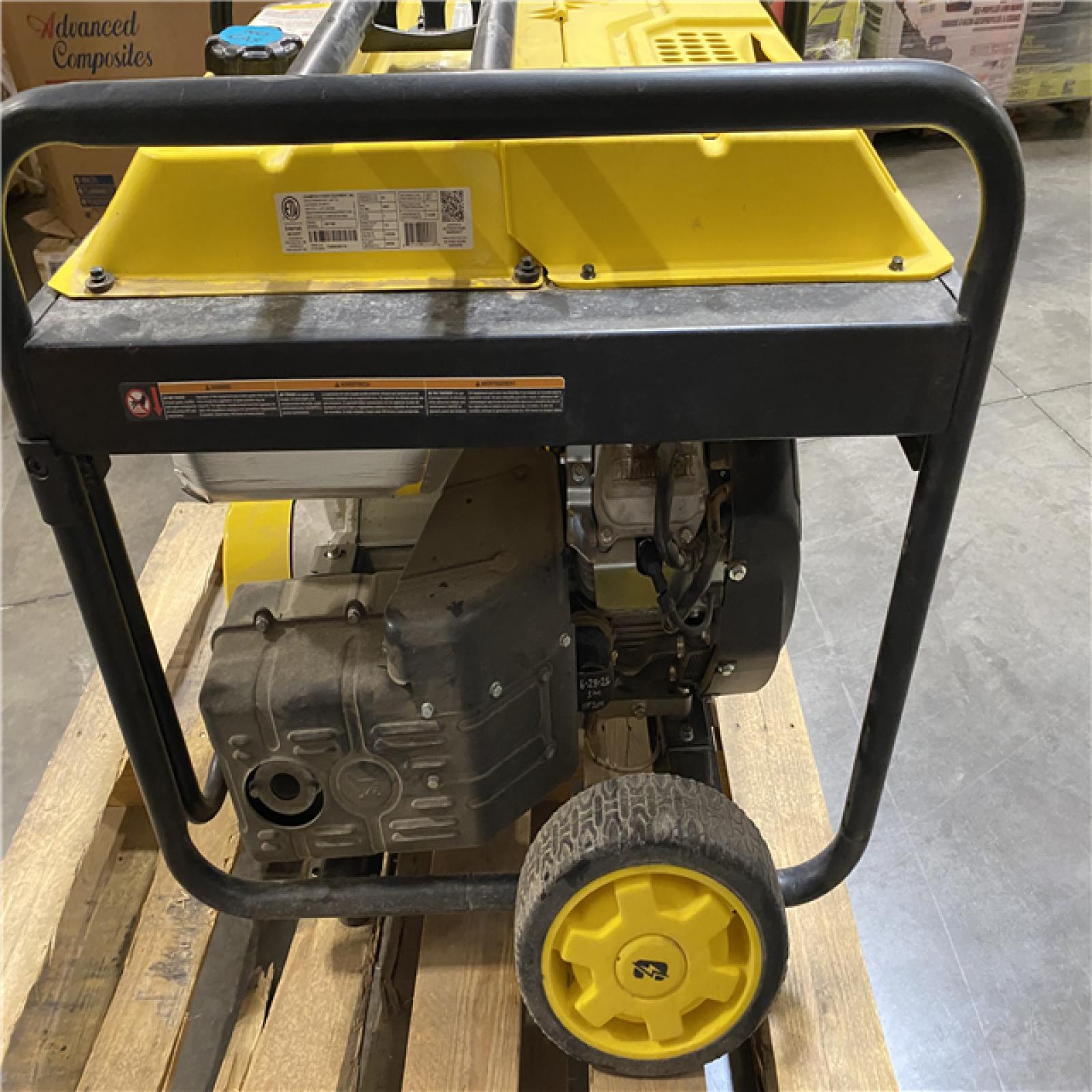 Dallas Location - As-Is Champion Power Equipment 15,000/12,000-Watt Gasoline  Portable Generator
