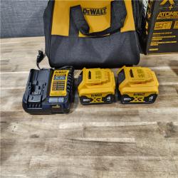 HOUSTON LOCATION - AS-IS DEWALT 20V MAX XR Hammer Drill and ATOMIC Impact Driver 2 Tool Cordless Combo Kit with (2) 4.0Ah Batteries, Charger, and Bag