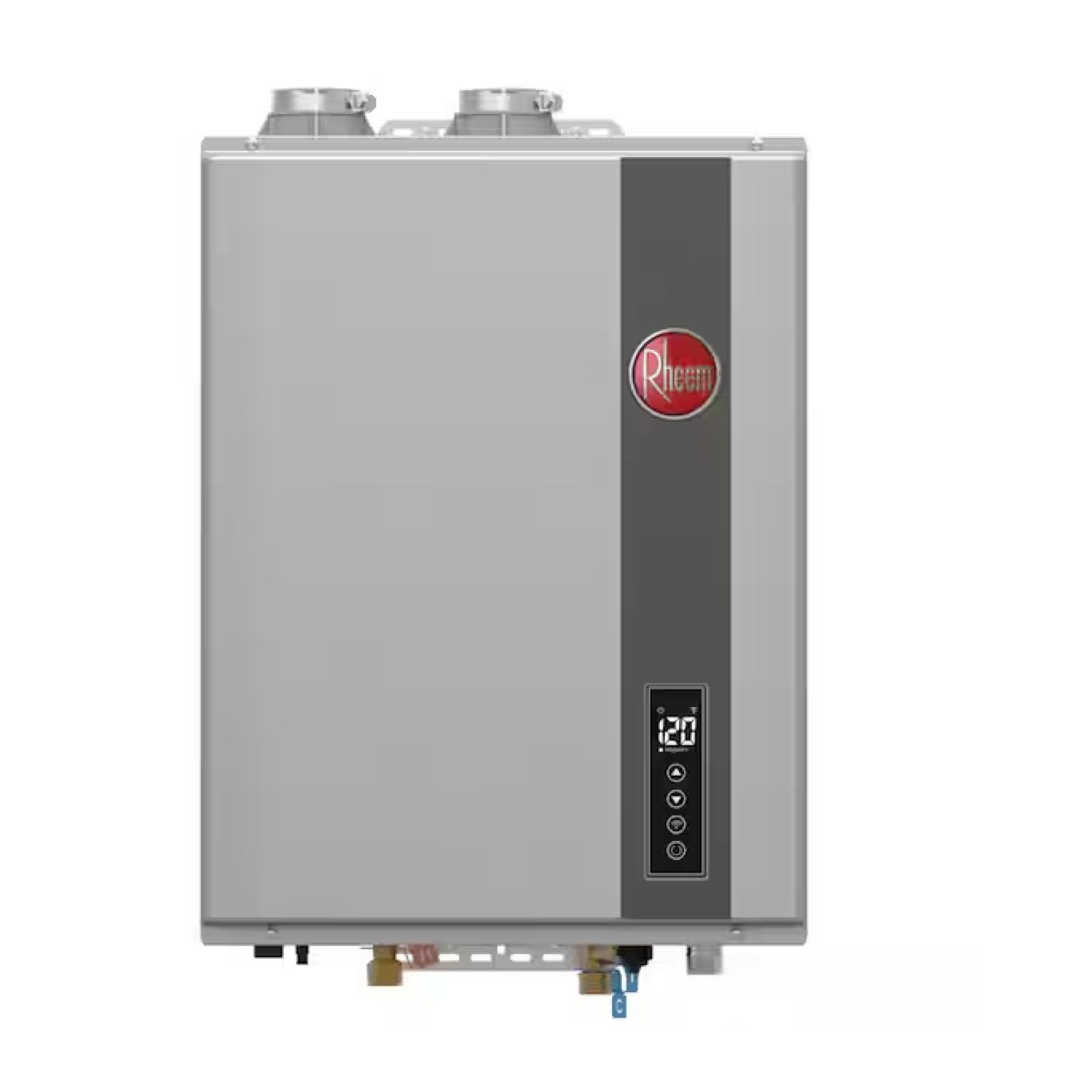 DALLAS LOCATION - Rheem Performance Platinum 9.0 GPM Smart Super High Efficiency Indoor or Outdoor Natural Gas Tankless Water Heater