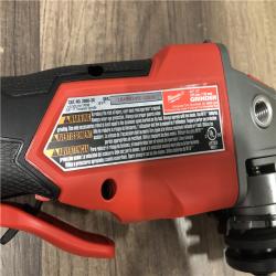 AS-IS Milwaukee FUEL 18V Lithium-Ion Brushless Cordless 4-1/2 in./5 in. Grinder w/Paddle Switch (Tool-Only)