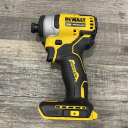 AS-IS DEWALT Atomic 20V Max Lithium-Ion Brushless Cordless Compact 1/4 in. Impact Driver Kit
