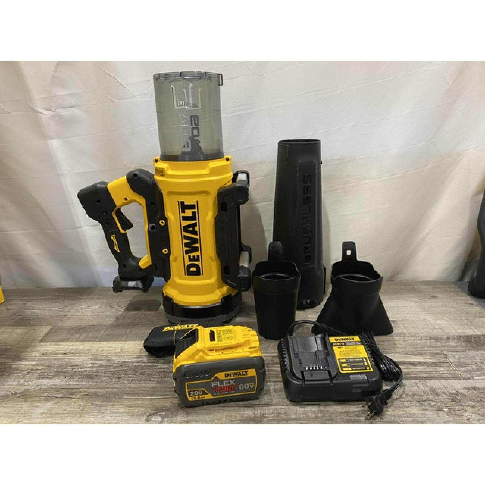 AS-IS DEWALT FLEXVOLT 60V MAX 160 MPH 760 CFM Brushless Cordless Axial Blower Kit
