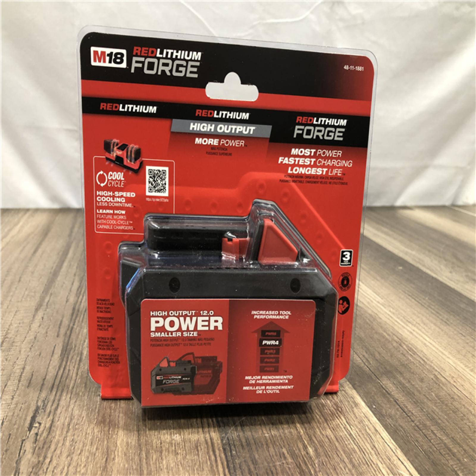 AS-IS Milwaukee 18V Lithium-Ion REDLITHIUM FORGE XC 8.0 Ah Battery Pack