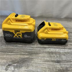 LIKE NEW - DEWALT 20V XR Lithium-Ion Starter Pack with 8.0 Ah and 4.0 Ah Battery Packs and Charger