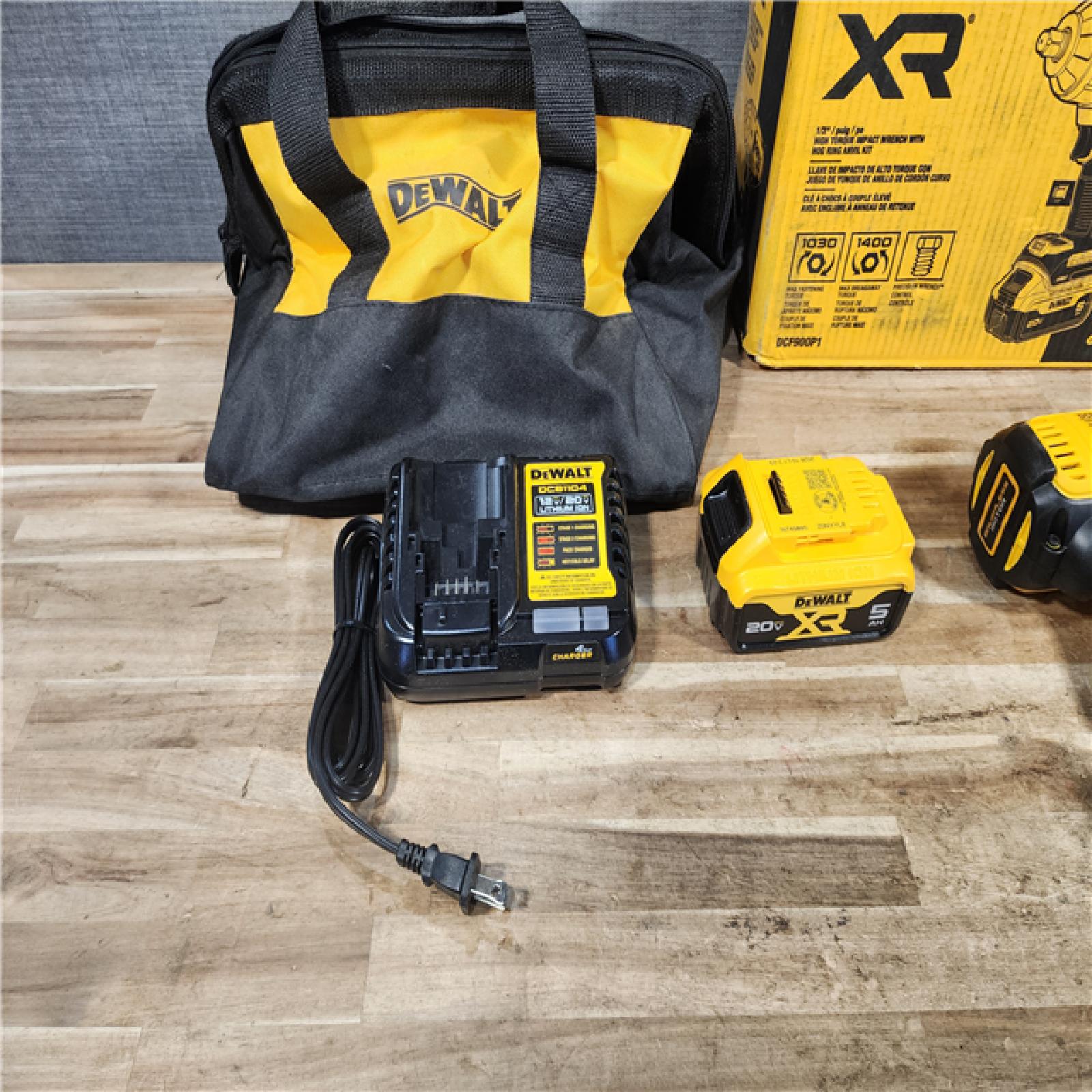 HOUSTON LOCATION - AS - IS DEWALT 20V MAX Lithium-Ion Cordless 1/2 in. Impact Wrench Kit