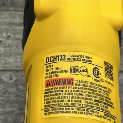 AS-IS DEWALT 20V MAX Cordless Brushless 1 in. SDS Plus D-Handle Concrete and Masonry Rotary Hammer (Tool Only)