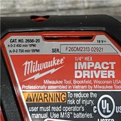 AS-IS Milwaukee 18V Lithium-Ion Cordless Drill Driver/Impact Driver Combo Kit