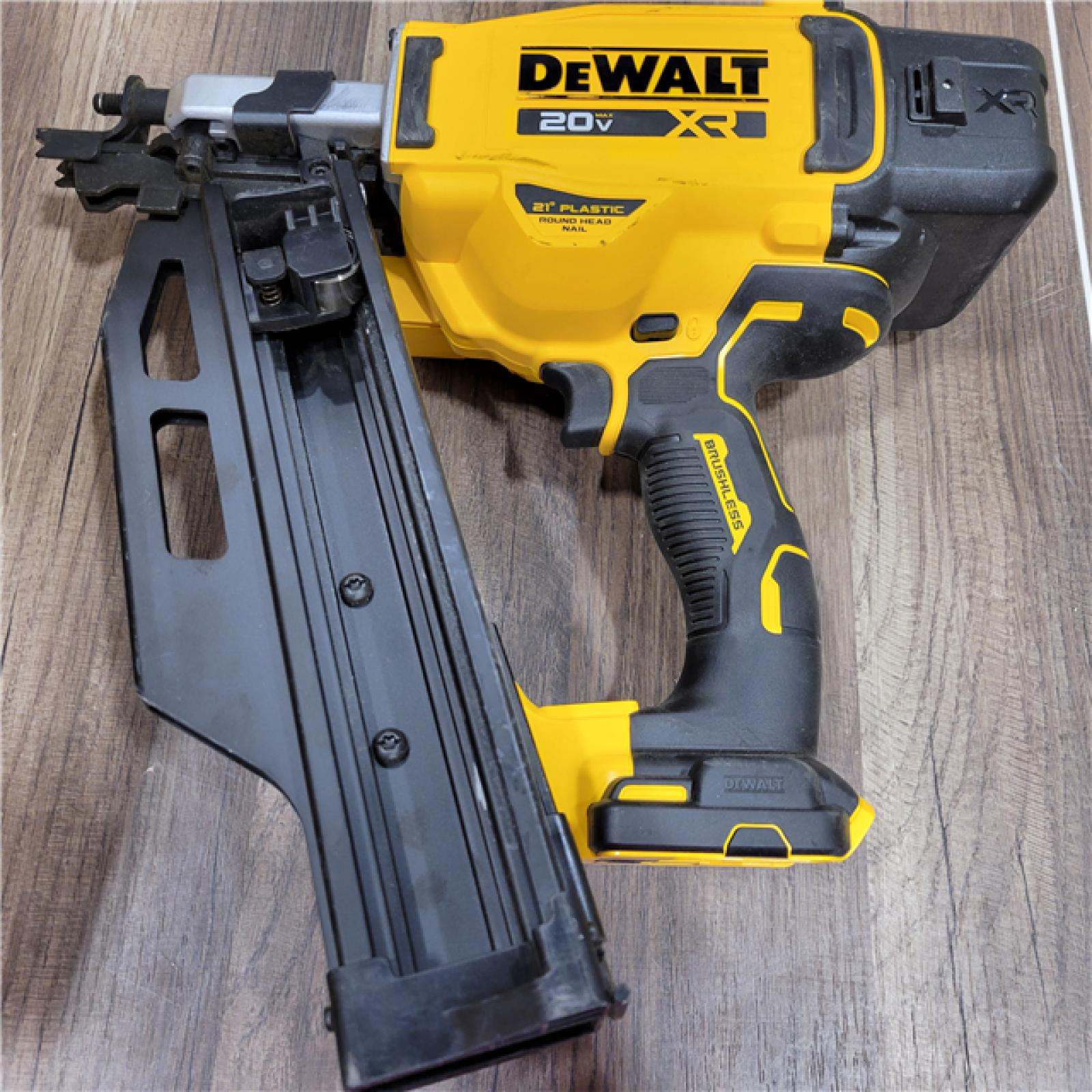 AS-IS DEWALT 20-Volt 21Â° Cordless Framing Nailer (Tool-Only)