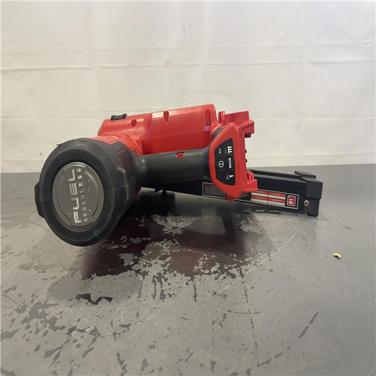 AS-IS- Milwaukee M18 FUEL 18-Volt Lithium-Ion Brushless Cordless Coil Roofing Nailer (Tool Only)