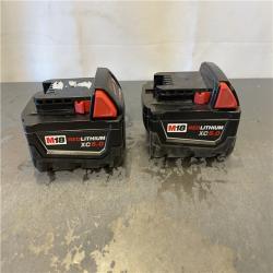 AS-IS - Milwaukee M18 18-Volt Lithium-Ion XC Starter Kit with Two 5.0Ah Batteries and Charger