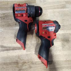 HOUSTON LOCATION - AS-IS Milwaukee 3497-22 12V Brushless Hammer Drill and Impact Driver Combo Kit