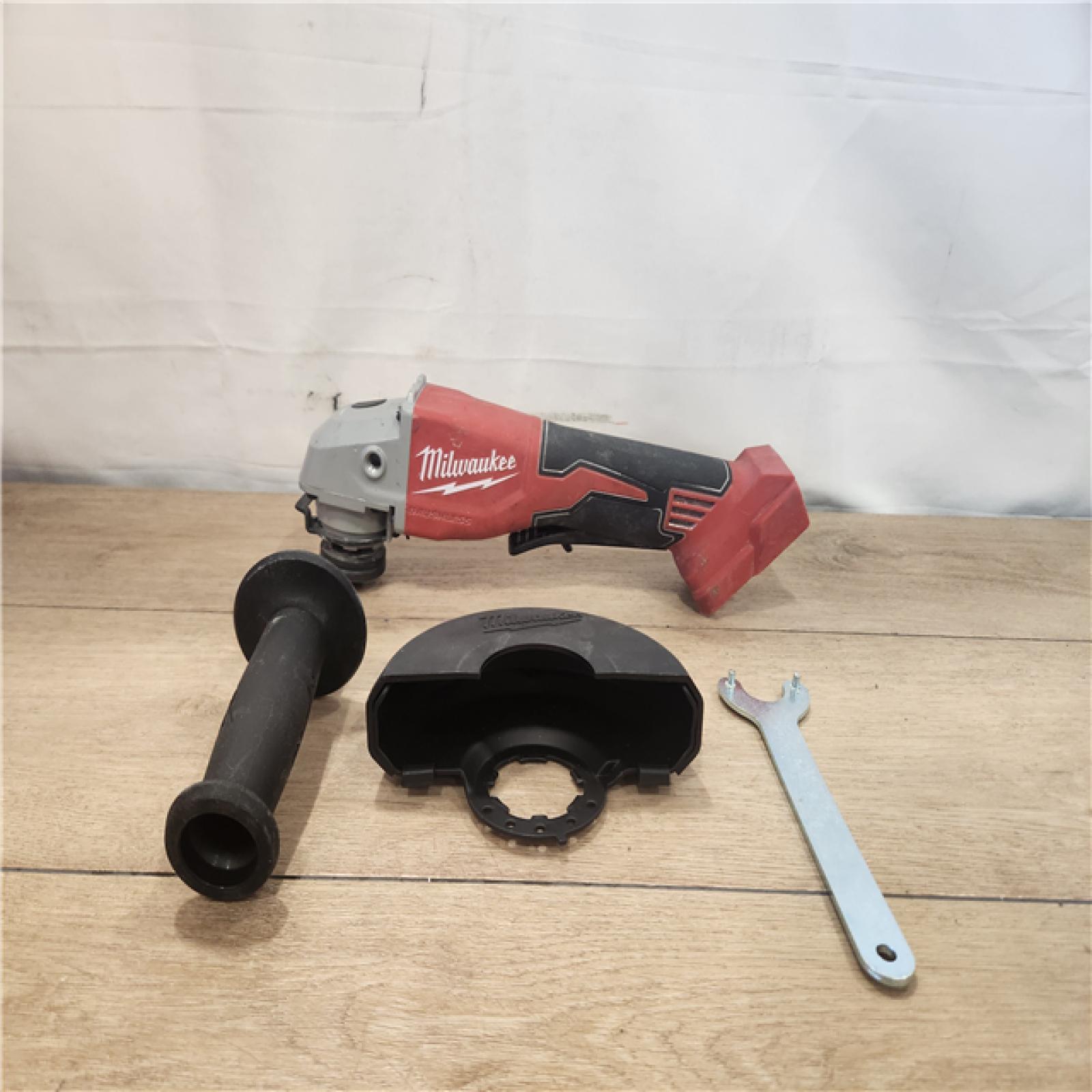 AS-IS- Milwaukee 18V Lithium-Ion Brushless Cordless 4-1/2 in./5 in. Grinder w/Paddle Switch (Tool-Only)