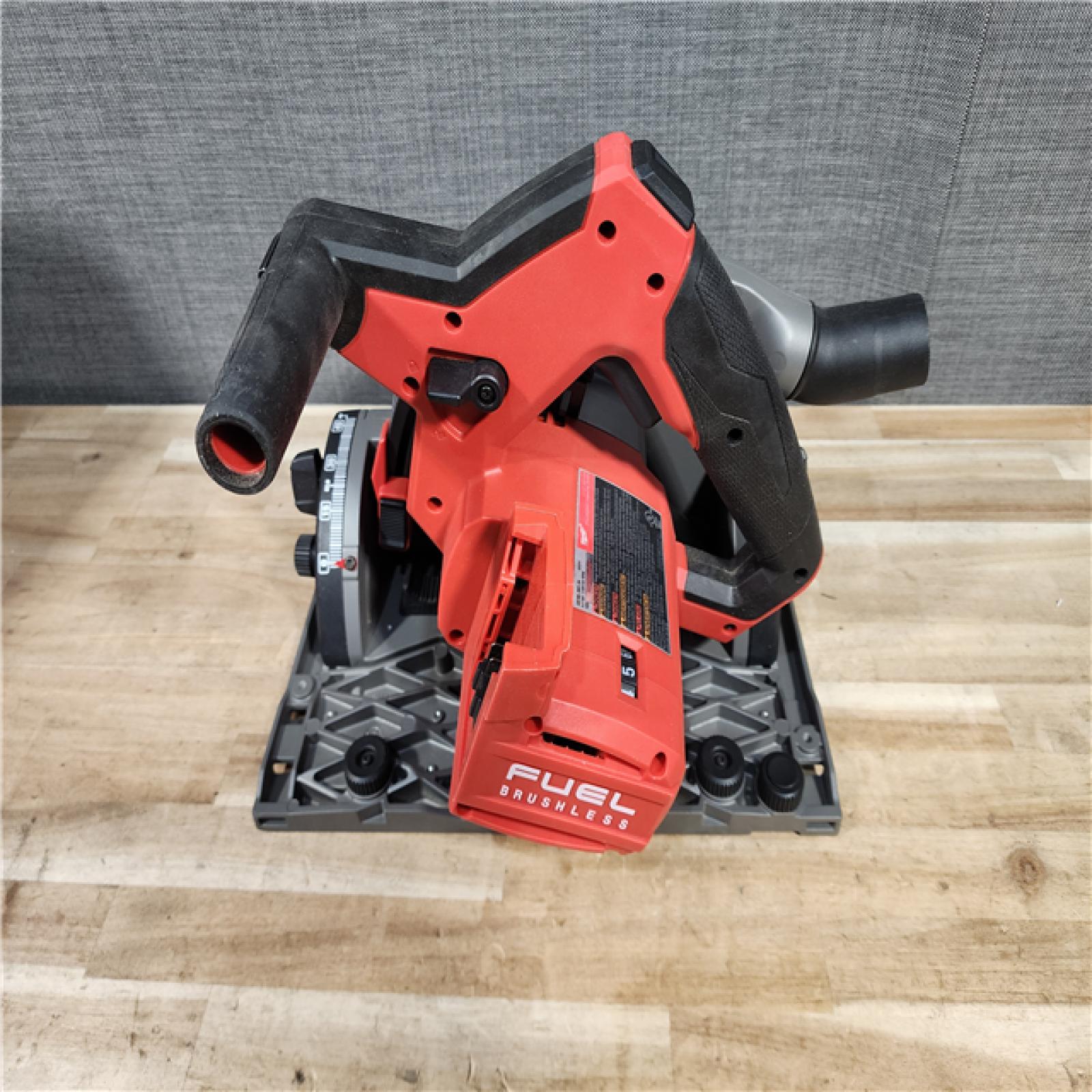 HOUSTON LOCATION - AS-IS Milwaukee  FUEL 18V Lithium-Ion Cordless Brushless 6-1/2 in. Plunge Cut Track Saw (Tool-Only)