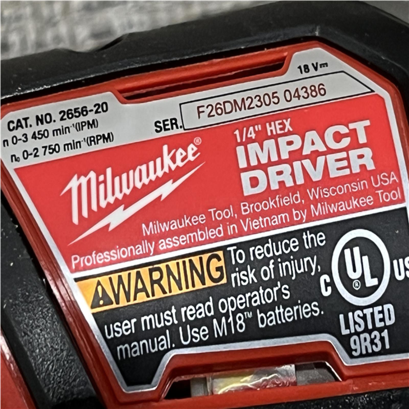 AS-IS Milwaukee 18V Lithium-Ion Cordless Drill Driver/Impact Driver Combo Kit