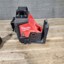 HOUSTON LOCATION - AS-IS Milwaukee 12-Volt Lithium-Ion Cordless Green 250 ft. 3-Plane Laser Level Kit