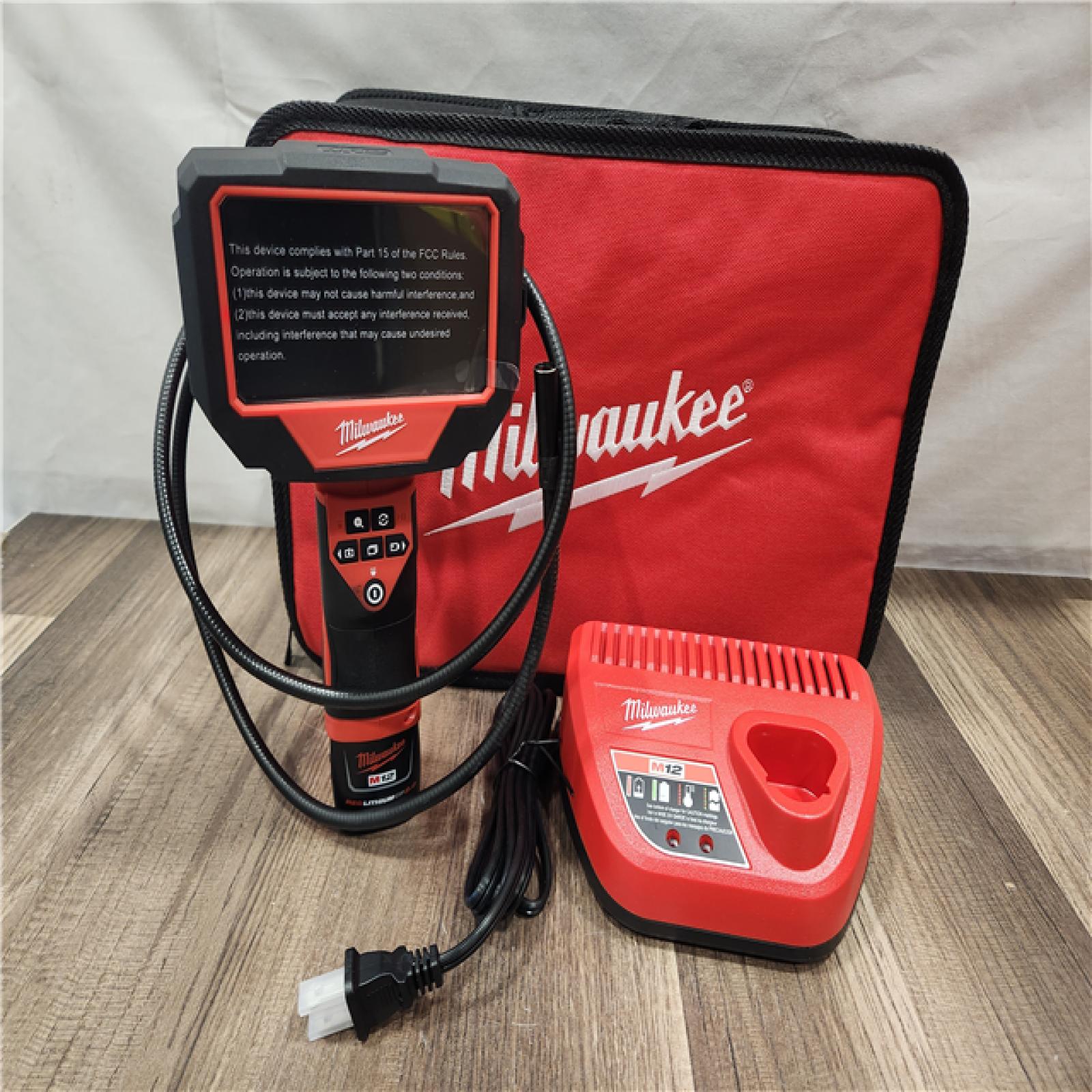 AS-IS- MILWAUKEE M12 12V Lithium-Ion Cordless M-SPECTOR 360-Degree 4 Ft. Inspection Camera Kit