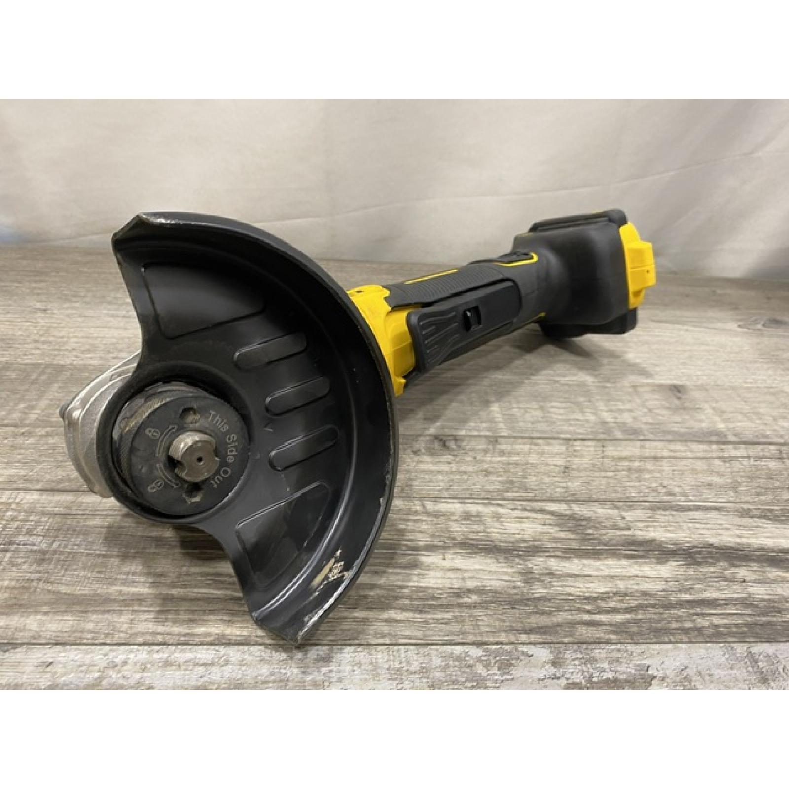 AS-IS DEWALT 20V XR Cordless 4-1/2. in. to 5 in. Variable Speed Angle Grinder (Tool Only)