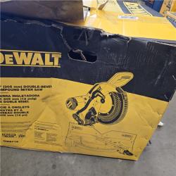 AS-IS DeWalt 15 Amp Corded 12 in. Compound Double Bevel Miter Saw