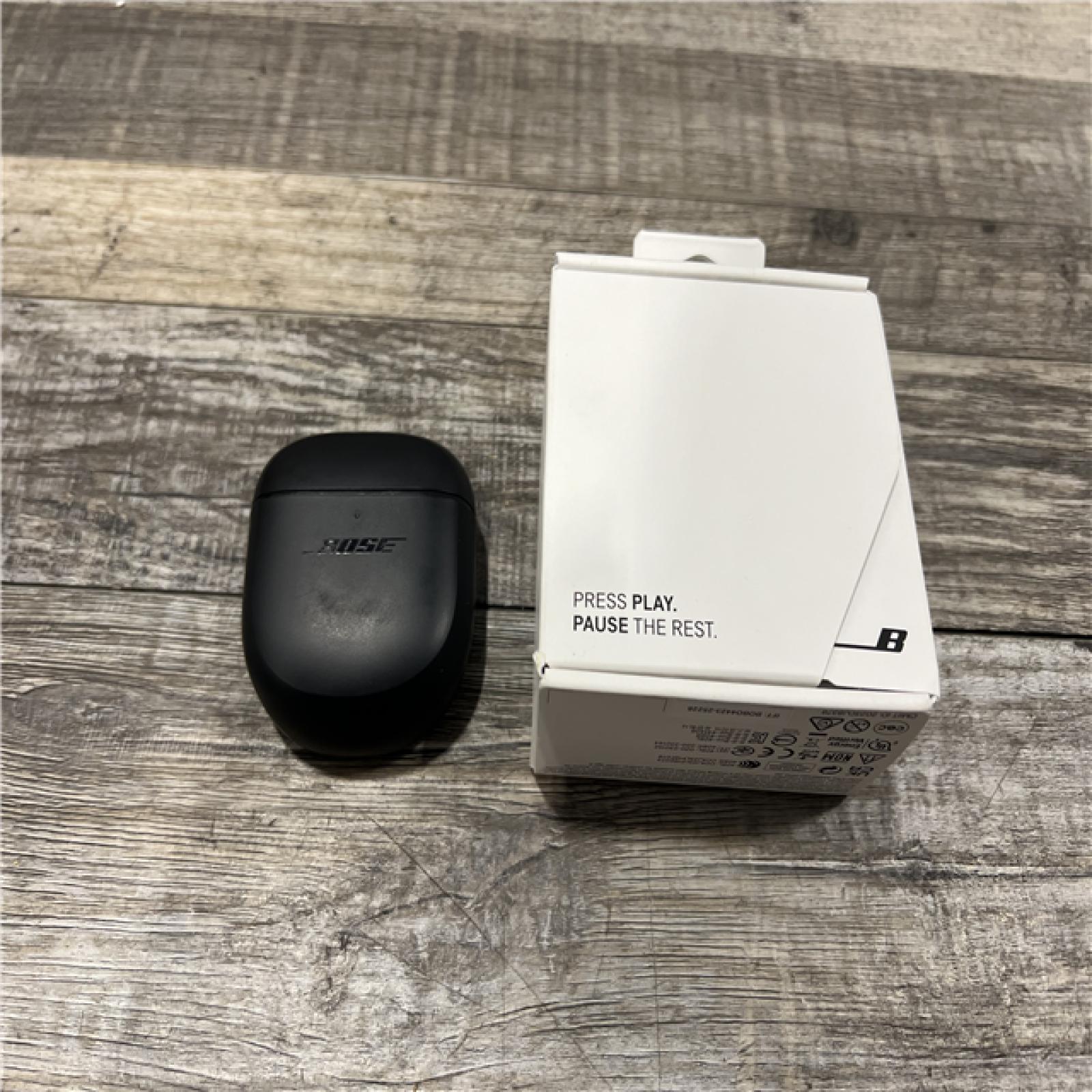 AS-IS Bose QuietComfort Earbuds II, Wireless, Bluetooth-Triple Black