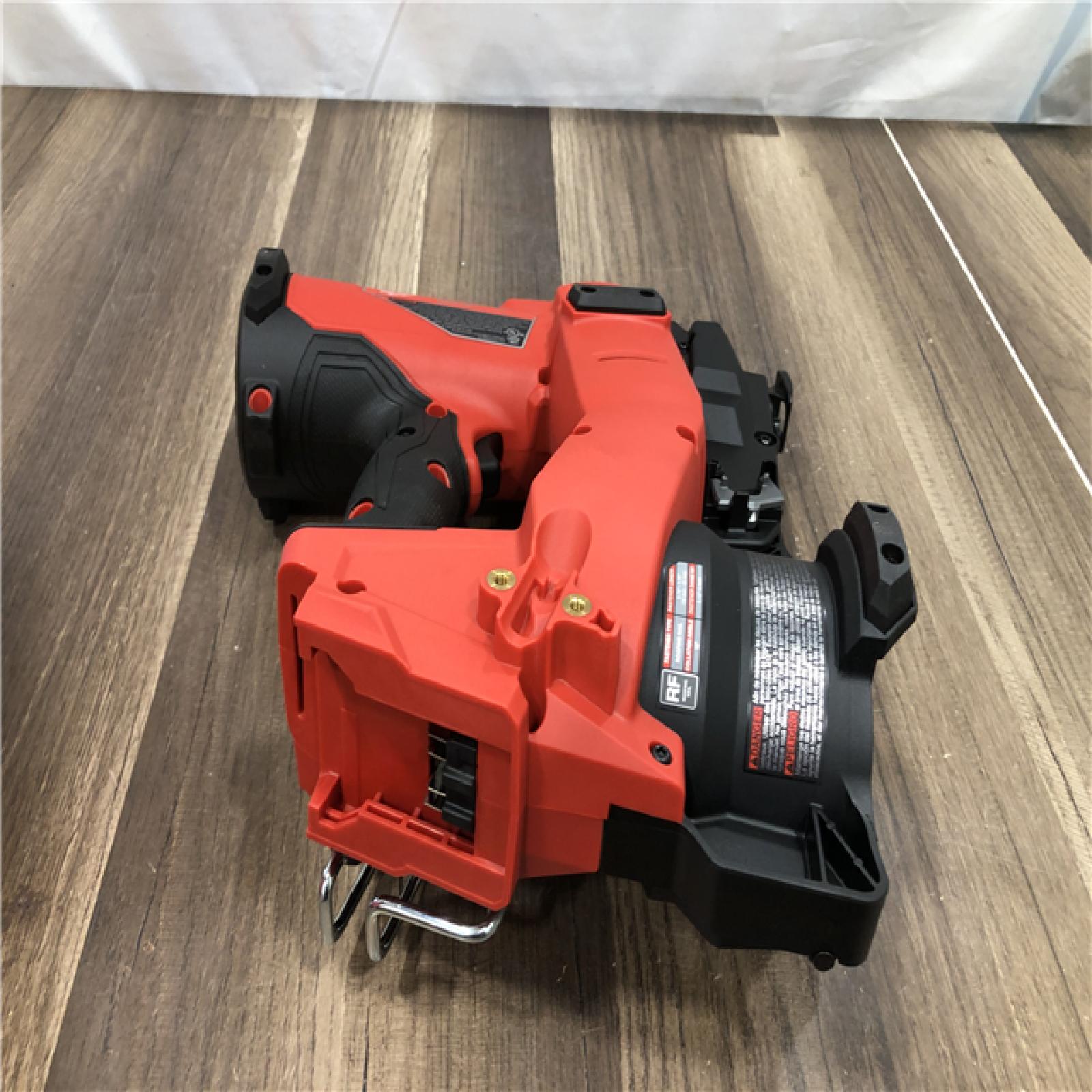 AS-IS Milwaukee FUEL 18-Volt Lithium-Ion Brushless Cordless Coil Roofing Nailer (Tool Only)