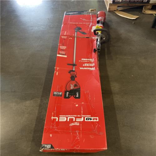 AS-IS Milwaukee M18 FUEL 18V Brushless Cordless 17 in. Dual Battery Straight Shaft String Trimmer