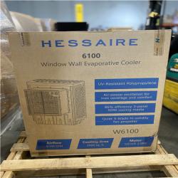 DALLAS LOCATION- HESSAIRE 6100 CFM 115-Volt 2-Speed Window Evaporative Cooler for 2000 sq. ft.