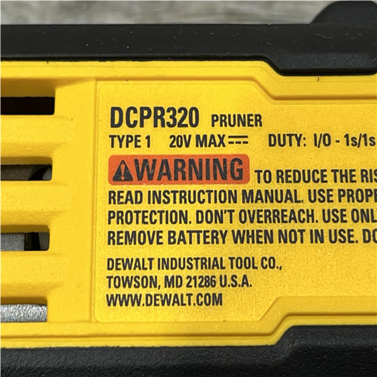 AS-IS DEWALT 20V MAX Cordless Pruner Kit