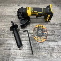 AS-IS DEWALT ATOMIC 20V MAX Cordless 4-1/2 in. Angle Grinder with Paddle Switch (Tool Only)