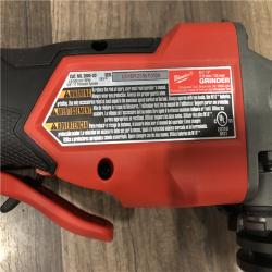 AS-IS Milwaukee FUEL 18V Lithium-Ion Brushless Cordless 4-1/2 in./5 in. Grinder w/Paddle Switch (Tool-Only)