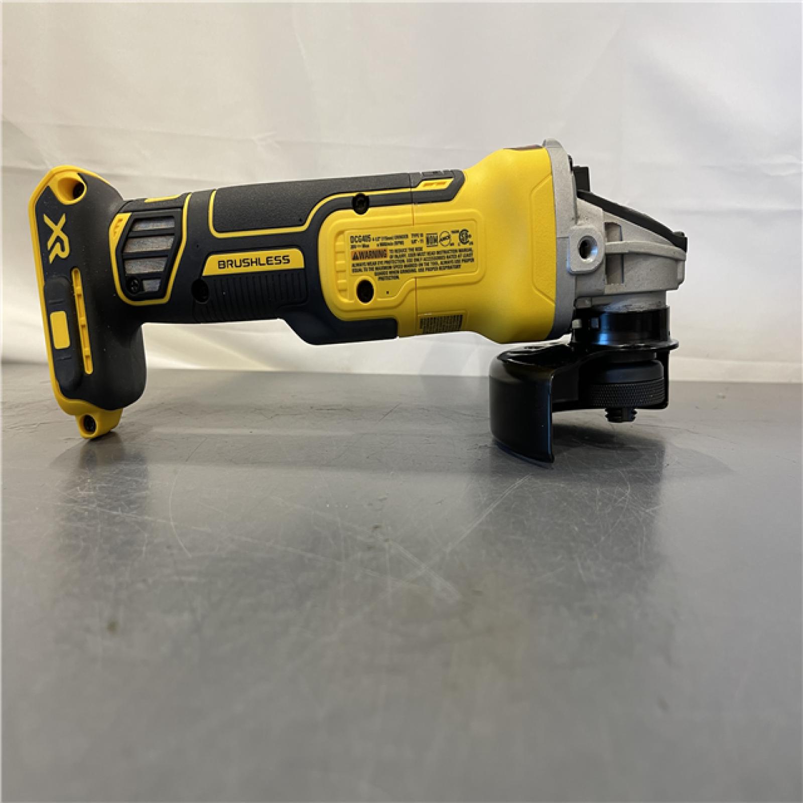 AS-IS - DeWalt 20V Max XR 4.5-Inch Slide Switch Small Angle Grinder