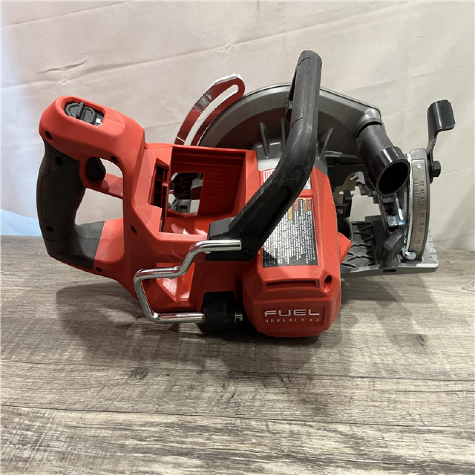 AS-IS Milwaukee FUEL 18V Lithium-Ion Cordless 7-1/4 in. Rear Handle Circular Saw (Tool-Only)