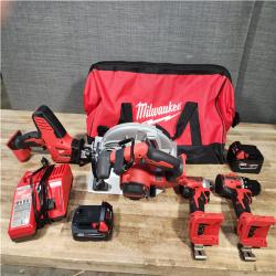 Houston Location AS-IS Milwaukee Drills QTY/2 and Hackzall and Circular Saw and Batteries QTY/2 with Charger