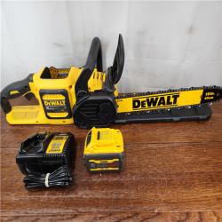 AS-IS DEWALT 60V MAX Lithium-Ion Brushless Cordless 16in. Chainsaw Kit