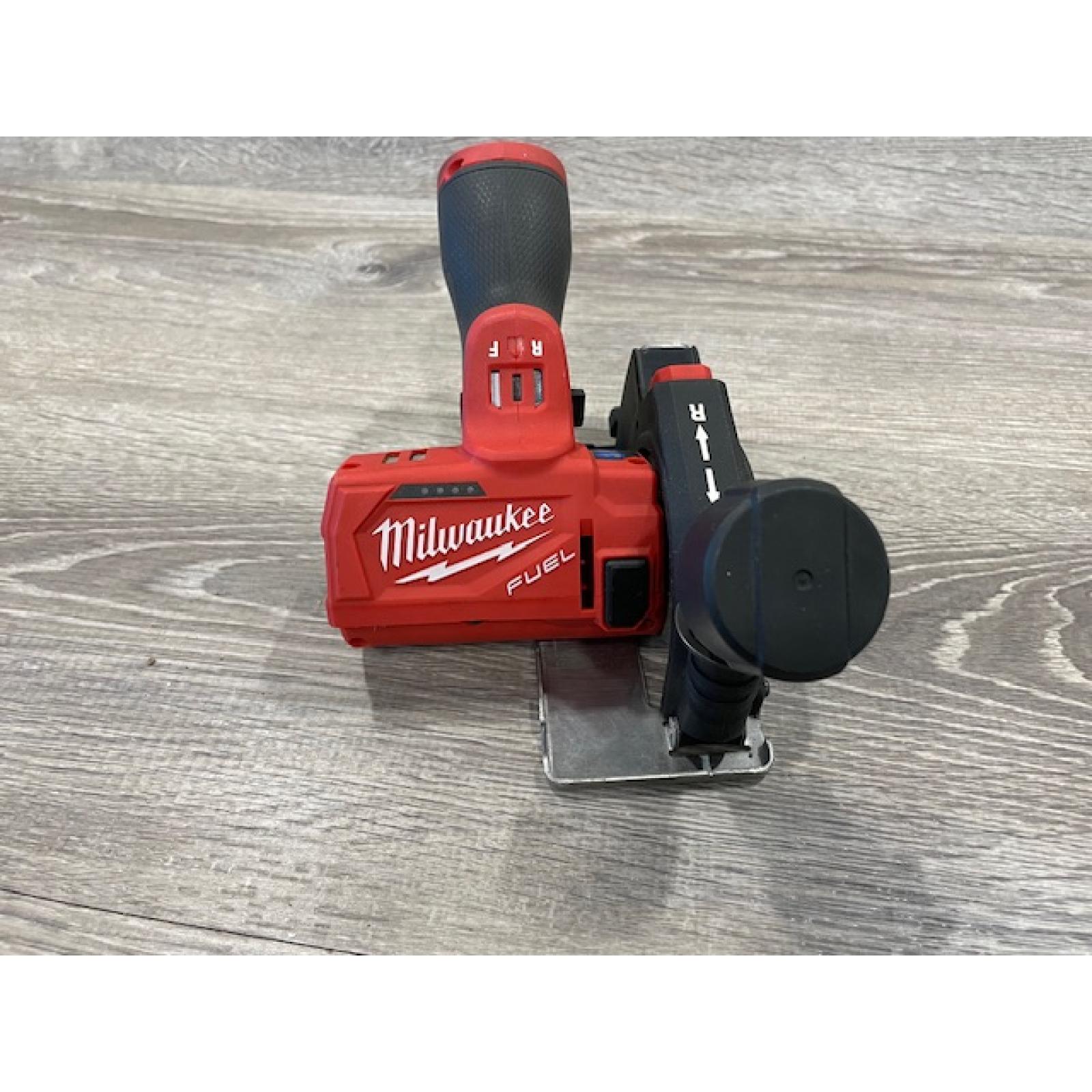 AS-IS Milwaukee FUEL 12V Lithium-Ion Brushless Cordless 3 in. Cut Off Saw (Tool-Only)