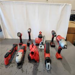 AS-IS- NEW M18 18-Volt Lithium-Ion Cordless Combo Kit 9-Tool with 2-Batteries  Charger and Tool Bag