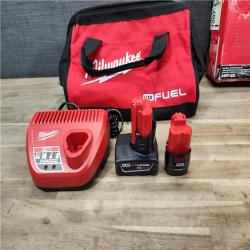 HOUSTON LOCATION - AS-IS Milwaukee 3497-22 12V Brushless Hammer Drill and Impact Driver Combo Kit