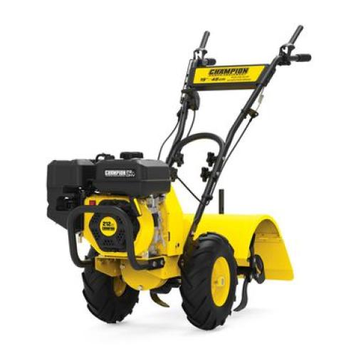 Phoenix AS-IS Champion Power Equipment Champion 19-Inch Counter Rotating Rear Tine Tiller with Self-Propelled Agricultural Tires
