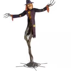 DALLAS LOCATION - Home Accents Holiday 15 ft. Gruesome Grounds Giant-Sized Animated LED Worricrow H10 - (2 UNITS)