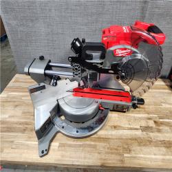 HOUSTON LOCATION - AS - IS Milwaukee M18 FUEL 18V Lithium-Ion Brushless Cordless 12 in. Dual Bevel Sliding Compound Miter Saw (Tool-Only)