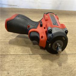 AS-IS Milwaukee FUEL 12V Li-Ion Brushless Cordless Stubby 3/8 in. Impact Wrench Kit