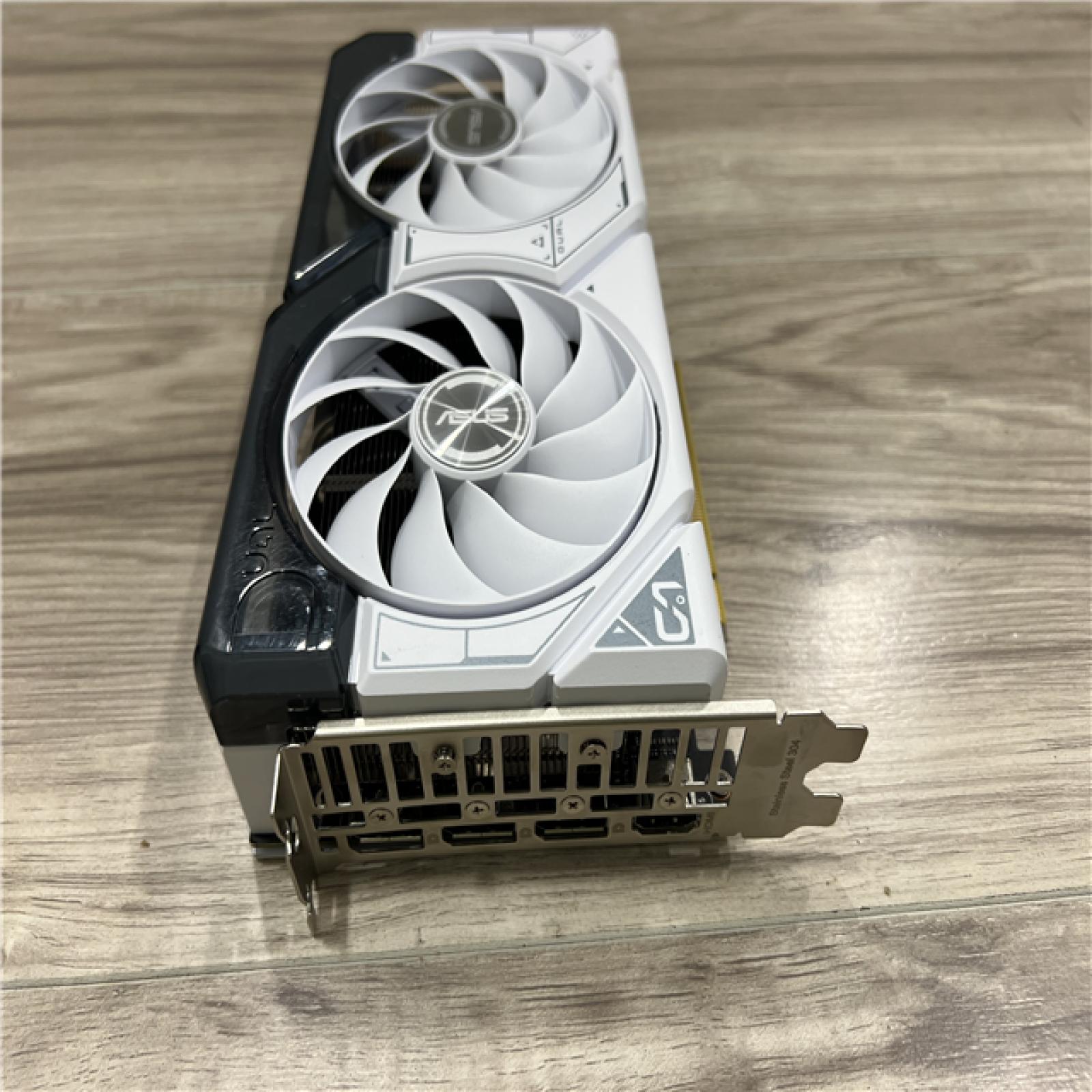 AS-IS ASUS Dual GeForce RTX™ 4060 Ti White OC Edition 8GB GDDR6