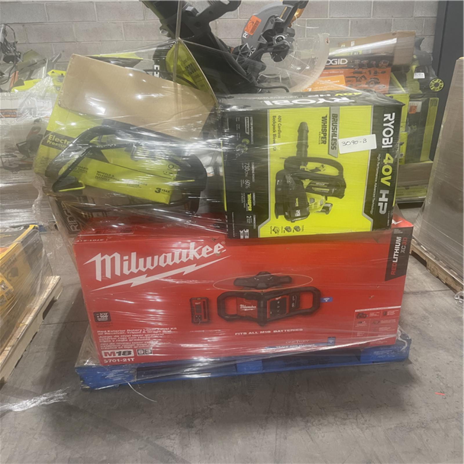 Pittston Location As-Is Power Tools Partial Truckload (10 pallets) 3090-B