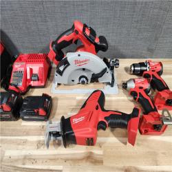 HOUSTON LOCATION - AS-IS Milwaukee M18 4-Tool Combo Kit