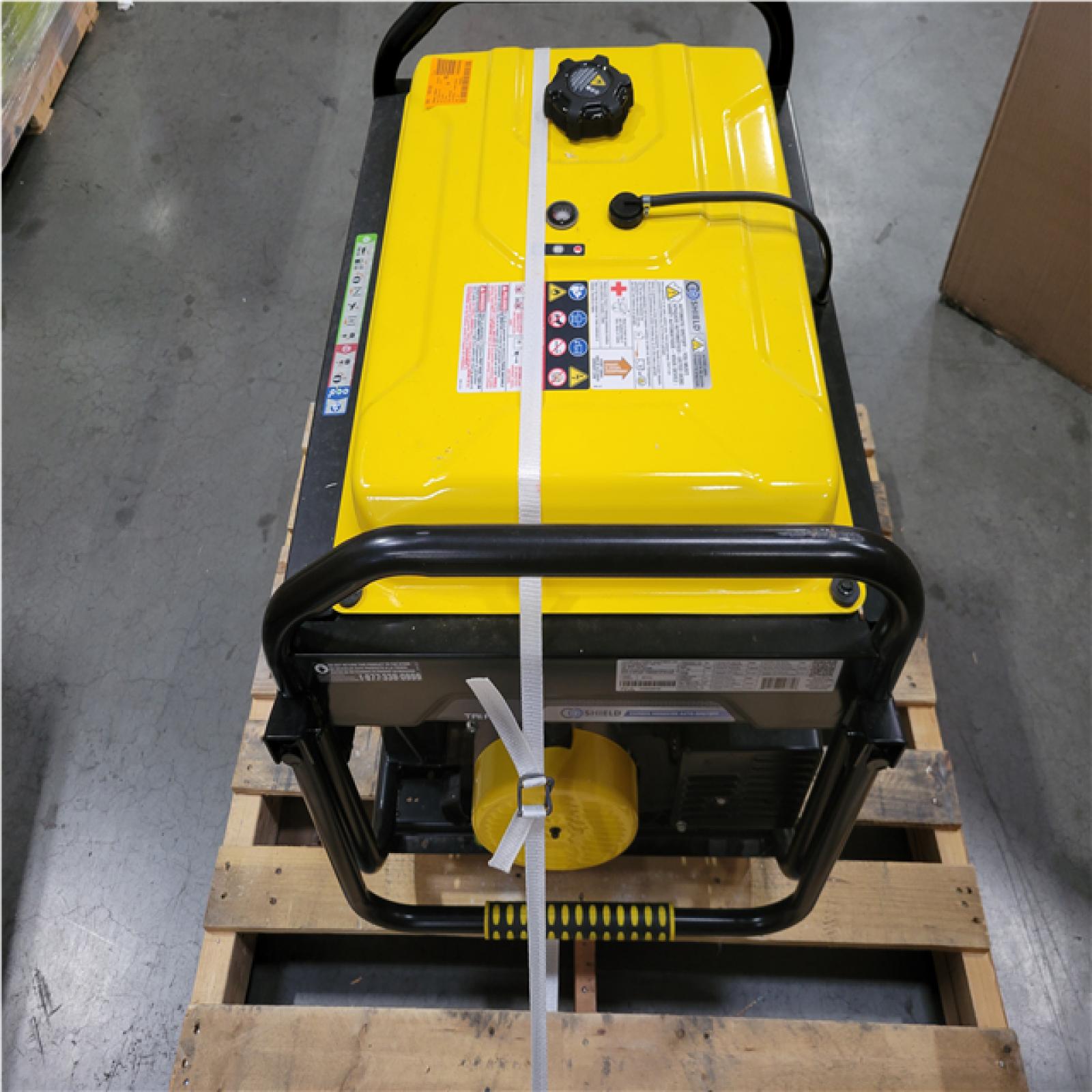 CALIFORNIA AS-IS CHAMPION 11 500/9 200-WATT TRI FUEL PORTABLE GENERATOR