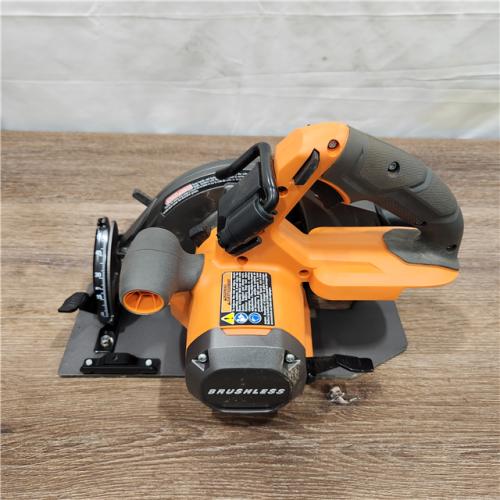 AS-IS RIDGID 18V Brushless Cordless 7-1/4 in. Circular Saw (Tool Only)
