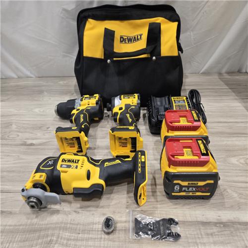 AS-IS DeWalt 20V MAX Lithium-Ion Cordless 3-Tool Combo Kit