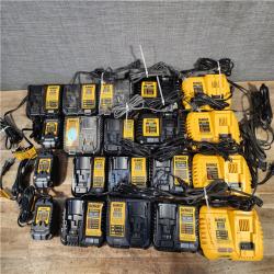 HOUSTON LOCATION - AS-IS DEWALT BATTERY CHARGER PACK QTY - 20